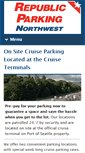 Mobile Screenshot of cruiseseattleparking.com